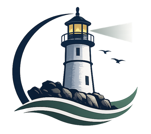 Green Harbor Solutions lighthouse logo